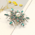 Shangjie oem broche broche de copos de nieve de navidad broche y broche 2021 broche de mujeres de joyería